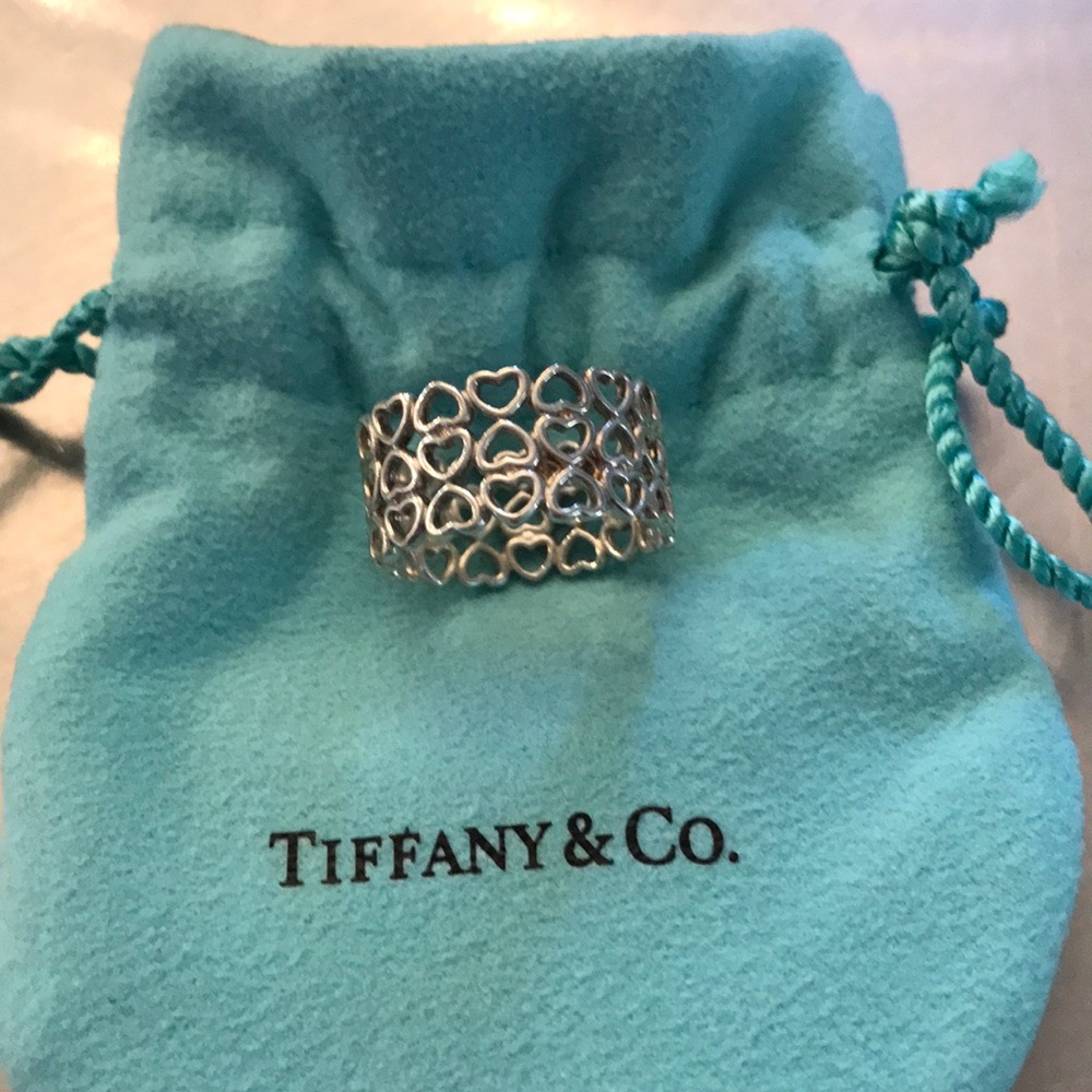 Tiffany & Co silver heart ring